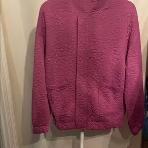 Floral Quilted Pink Jacket